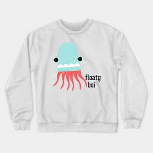 Sea life: Floaty boi + jelly fish Crewneck Sweatshirt